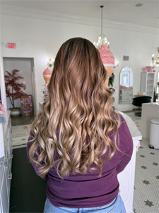 Hair styling work by Audrey's Style Bar