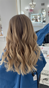 Hair styling work by Audrey's Style Bar