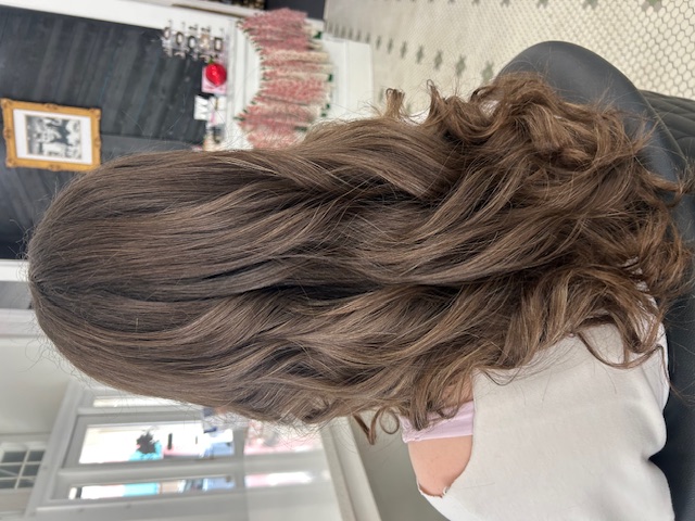 Hair styling work by Audrey's Style Bar