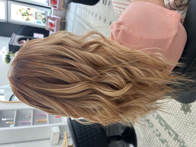 Hair styling work by Audrey's Style Bar