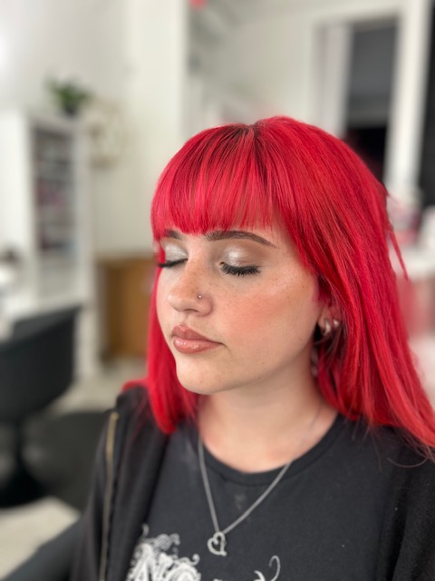 Hair styling work by Audrey's Style Bar