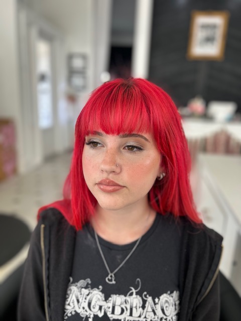 Hair styling work by Audrey's Style Bar