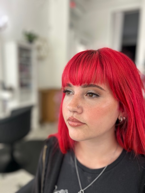 Hair styling work by Audrey's Style Bar