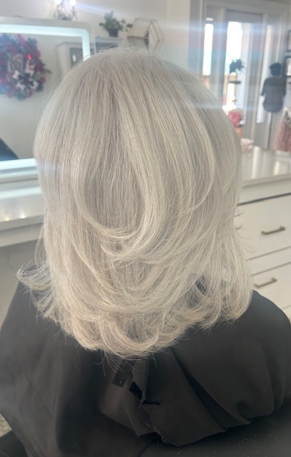 Hair styling work by Audrey's Style Bar